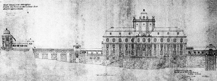 Entwurf fr Bhlerhhe von Wilhelm Kreis (Talseite)